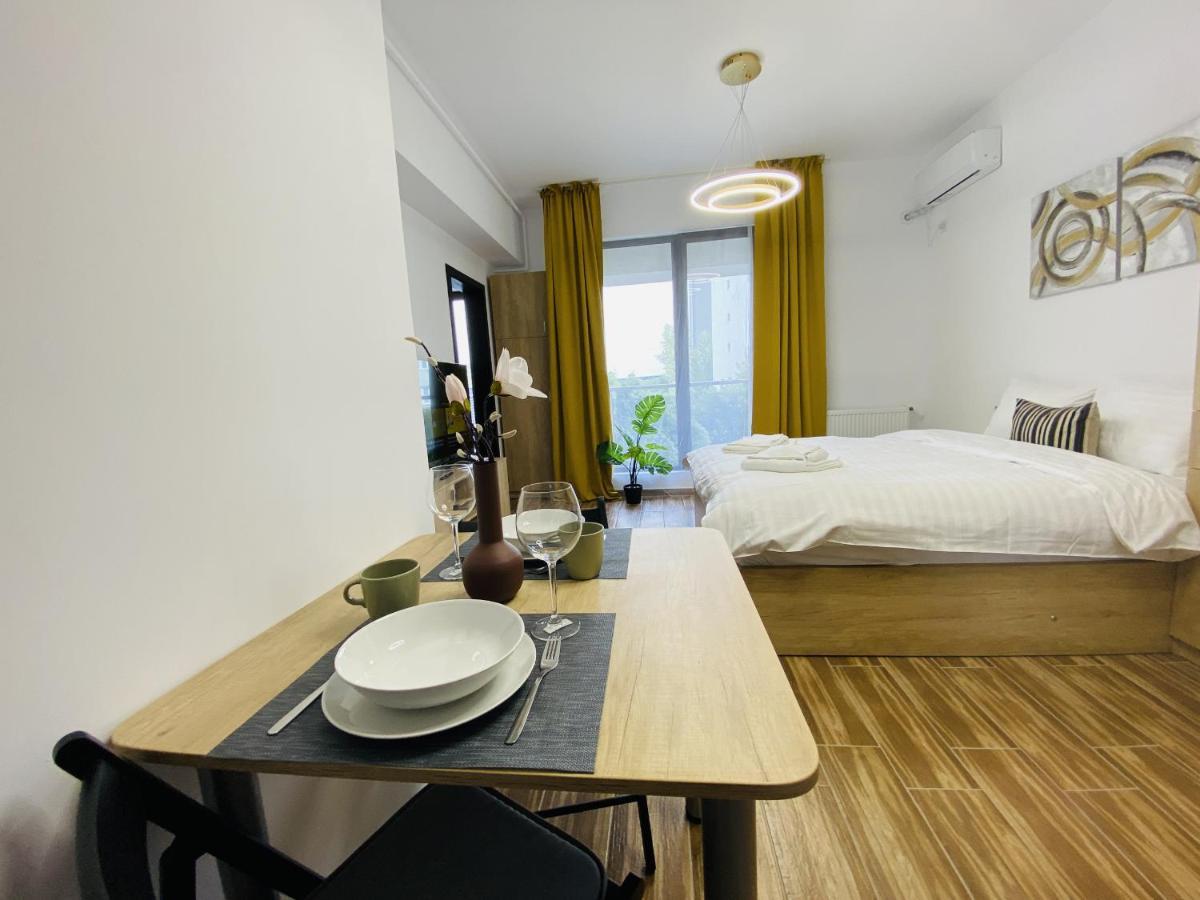 New City Studios With Balcony Bucarest Exterior foto